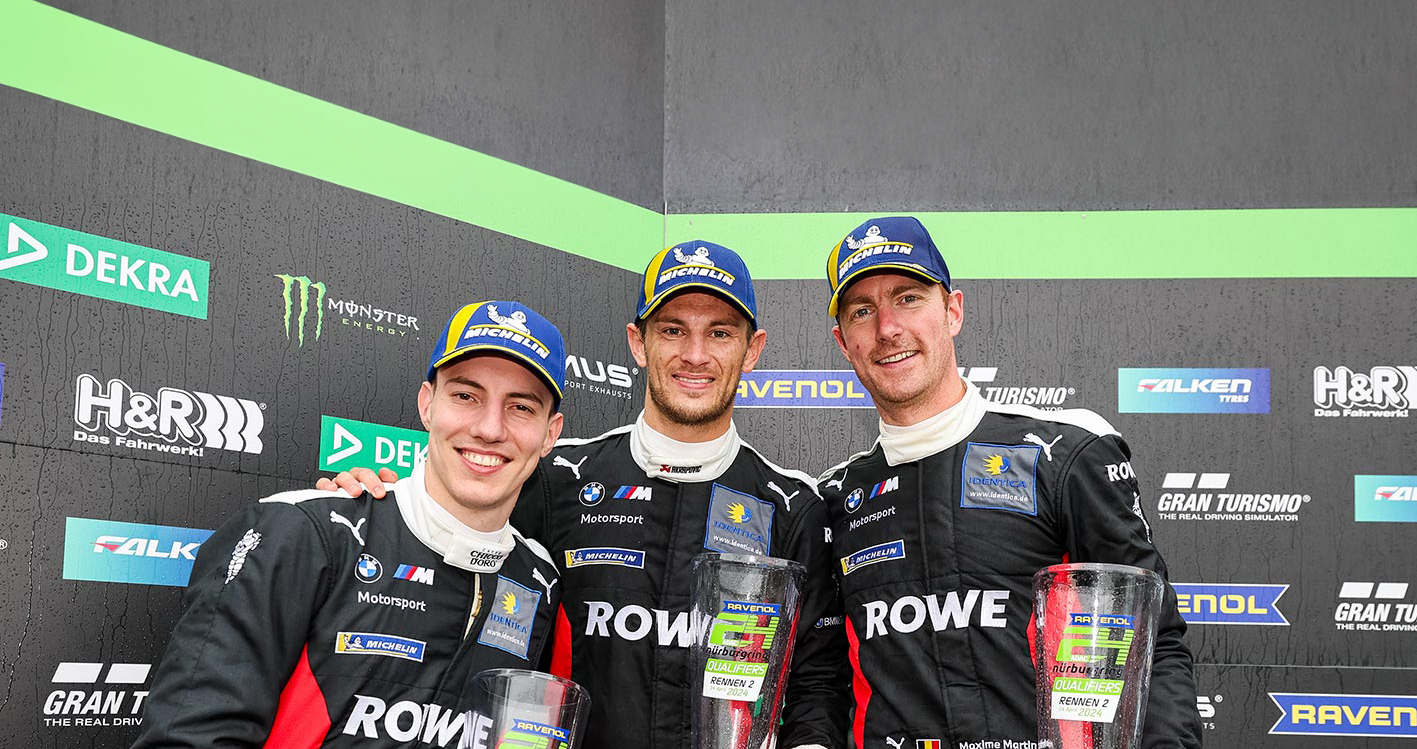 FIRST BMW PODIUM FOR MARCELLO IN THE ADAC 24H NÜRBURGRING QUALIFIERS